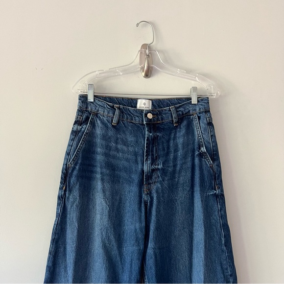 Anine Bing BRILEY JEAN Arctic Blue Relax Fit Size 28 - Picture 8 of 12